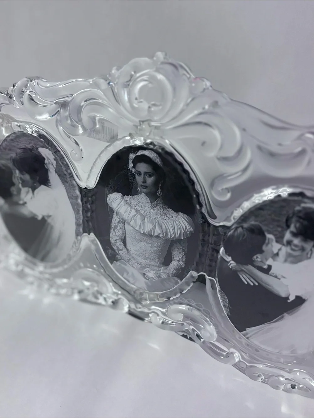Made in Germany Crystal Oval 3-Photo Frame